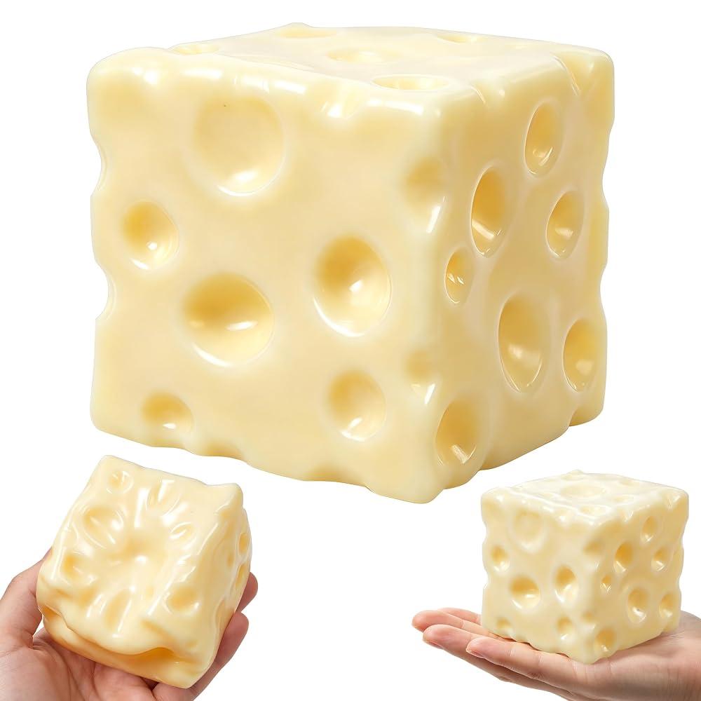 Coconut Oil Squishy, Cheese Squishy Non-Rebound | Squeeze Toys for Teens,Desk Decor Office Stress Relief Fidget Toys for Adults