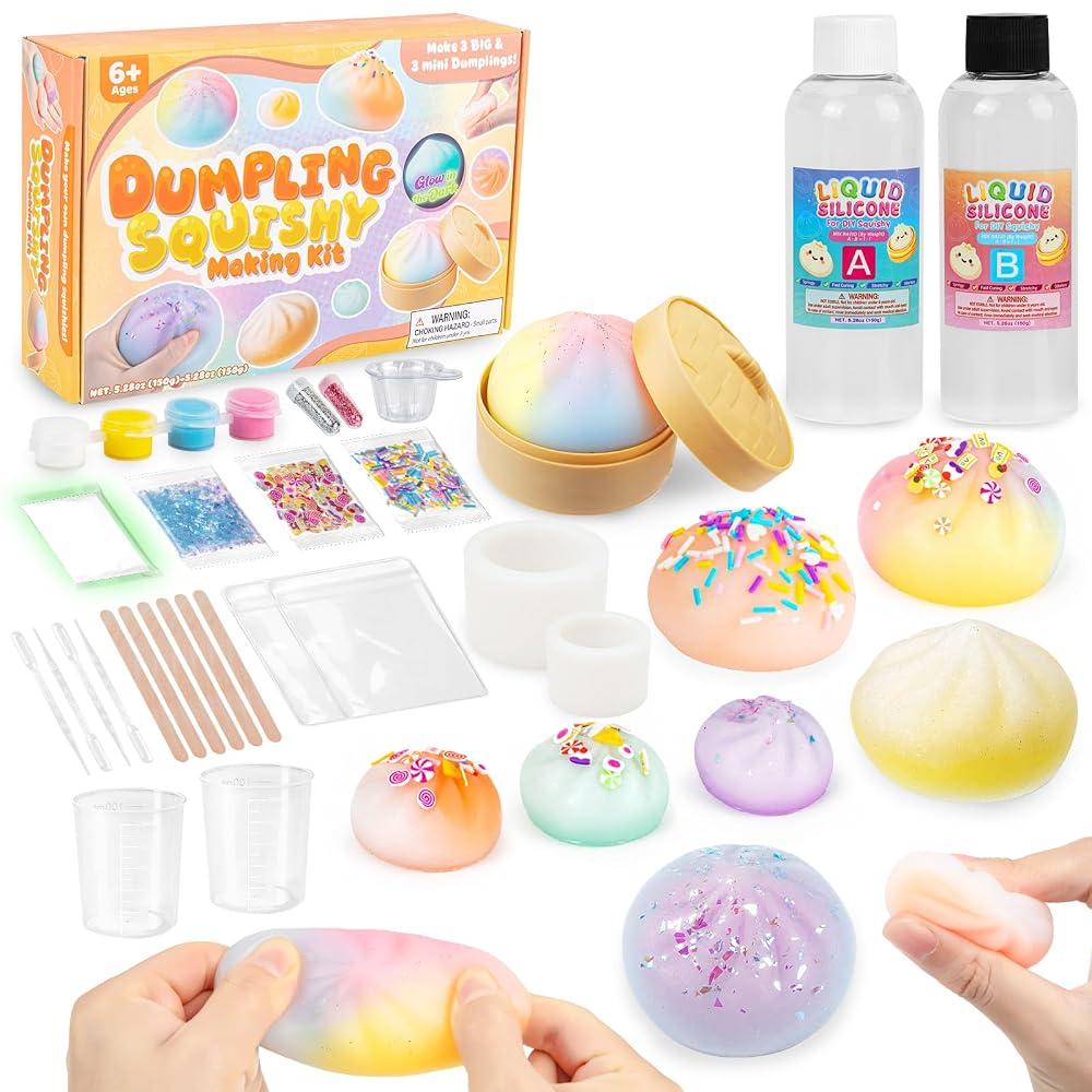 Squishy Making Kit, Crafts for Kids Ages 8-12, Squishy Toy