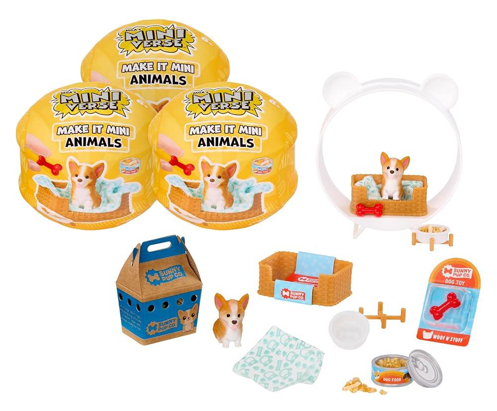 MGA's Miniverse Make It Mini Animals Series 3 (3 Pack) Blind Ball