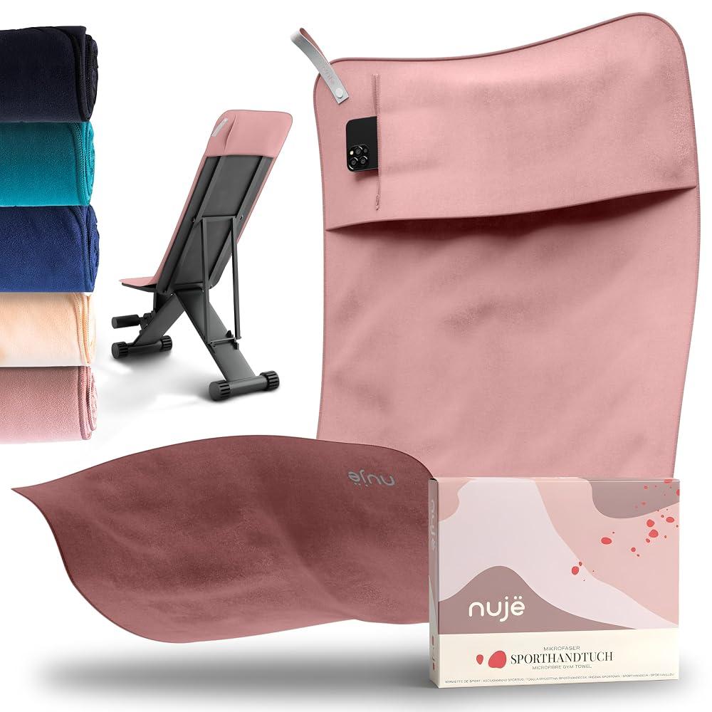 Fitness Towel with Microfibre Bag I with Gift Packaging I Sports Towel Gym I Extra Large & with Envelope for All Devices I Gym Towel I Towel Gym Towel