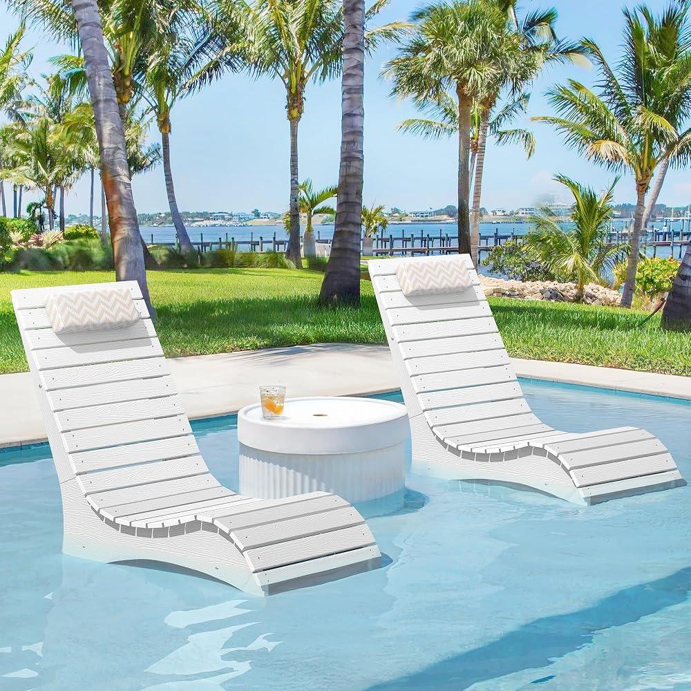 Pool shelf chairs
