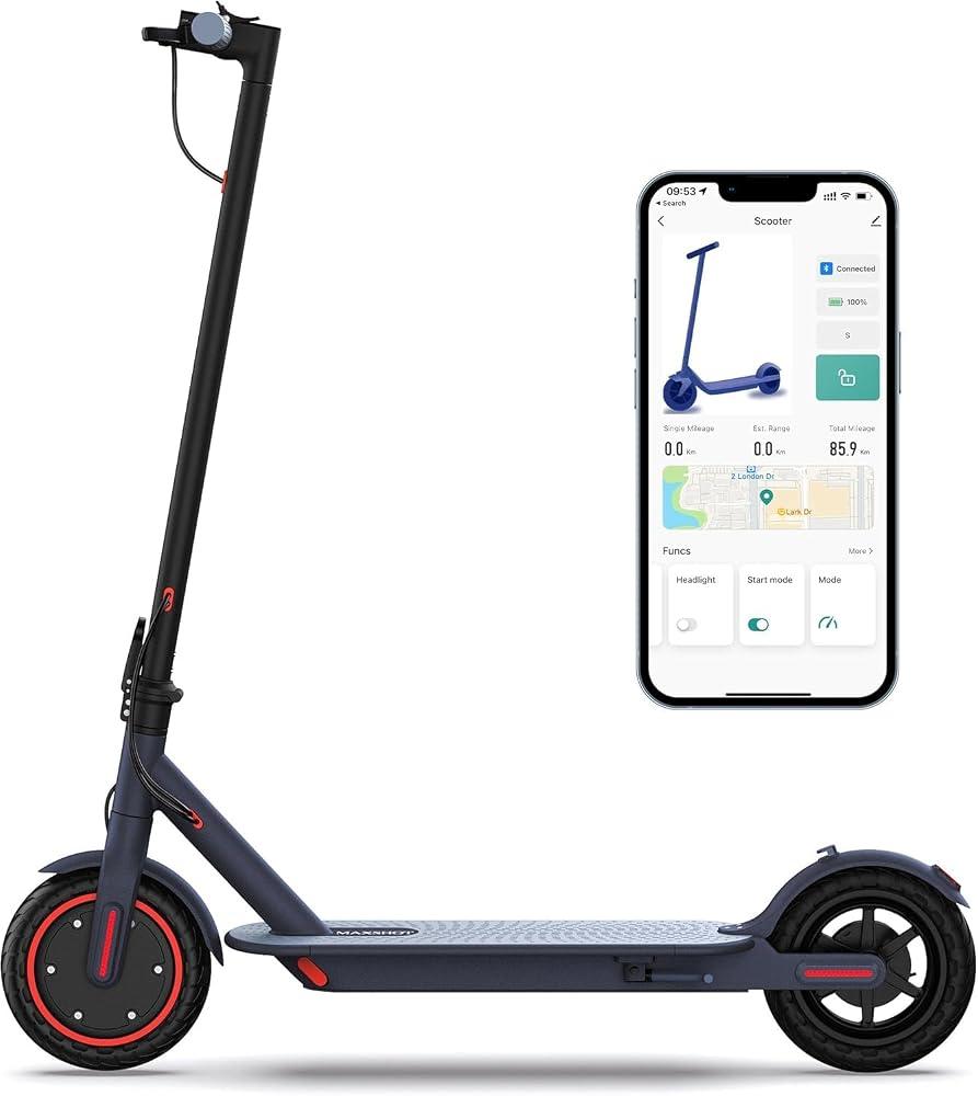 MAXSHOT Electric Scooter,19Mph Max Speed,350W/500W Motor,21-28 Miles Range