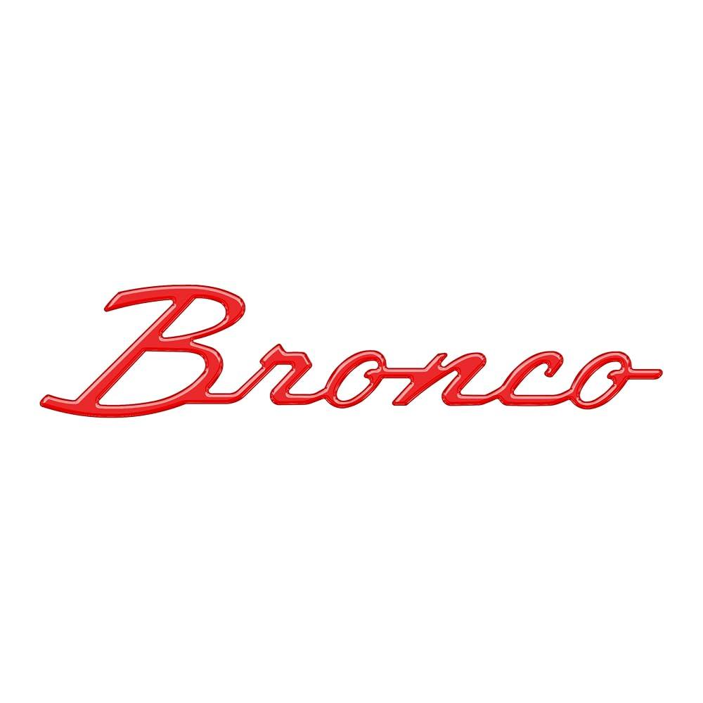 Bronco Script Badge Compatible with 2021-2027 Ford Bronco (Sold as 1 Badge)
